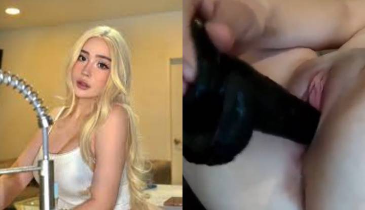 [europe and america] douyin "hannapunzell" exposed point private shooting ~ the little hole is itchy and wants it