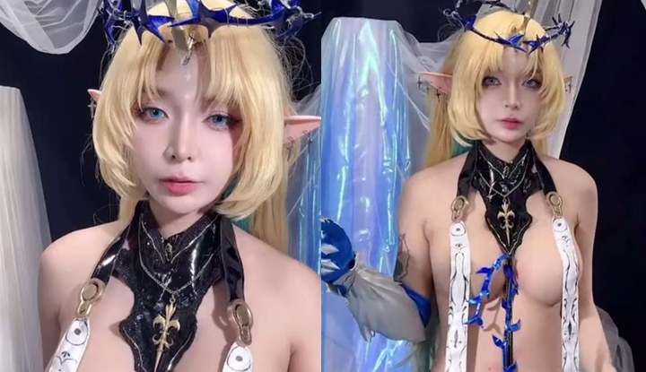 umeko's new work: a busty cosplayer as frederica in a provocative outfit delivers an intense role-playing seduction that will heighten your desires and ignite the flames of passion!