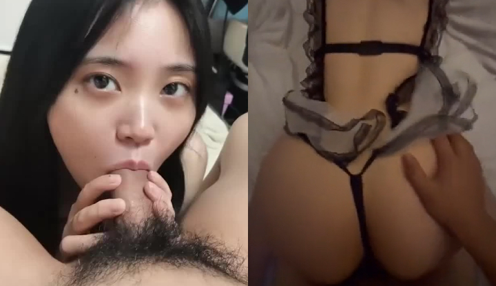 leaked video of fujian student zhao en being trained by her boyfriend: showing her face, sucking cock, sucking breasts, with captivating eye contact, after wearing a sexy outfit, leading to intense fucking and multiple climaxes! 1