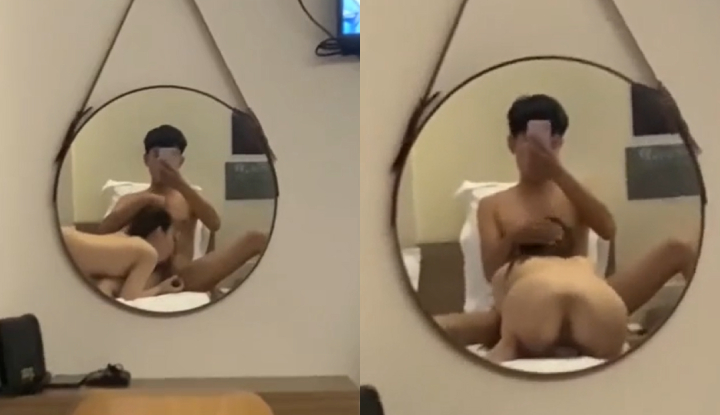 i feel horny watching my girlfriend perform oral sex in the mirror.