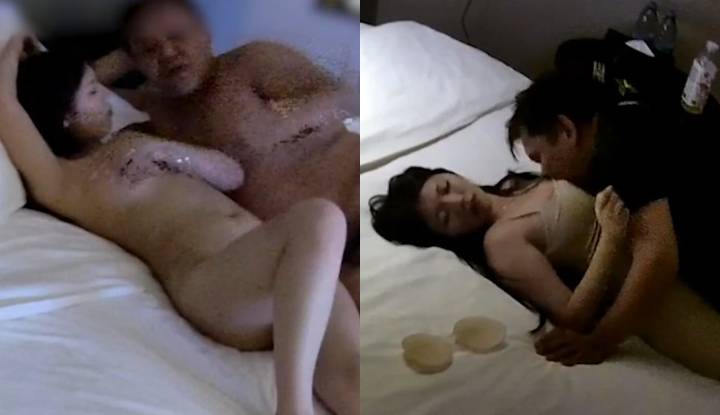 ภาพจากกล้องแอบถ่ายล่าสุดพร้อมเสียง: สาวสวยระดับท็อปแต่งตัวเซ็กซี่ หุ่นเพรียวบาง คอสวมปลอกคอและโซ่ถูกข่มขืนในท่าทางต่างๆ เพื่อเลื่อนตำแหน่ง เสียงครางลามกดังก้องทั้งห้อง!