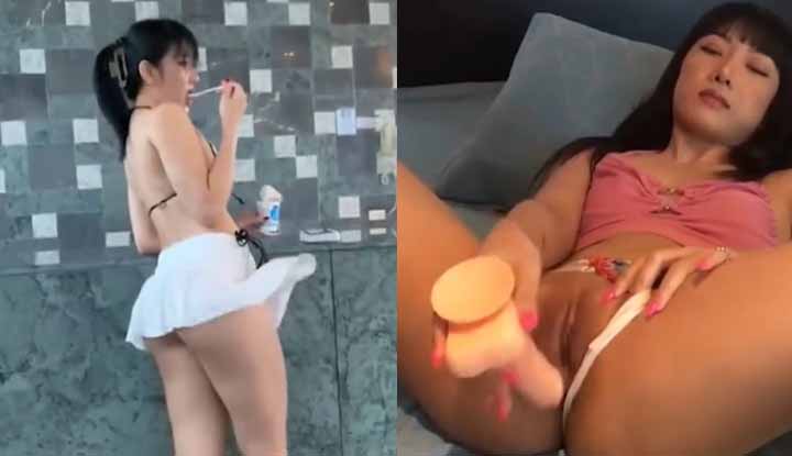 สาวกระต่ายหน้าอกใหญ่ ราชินี เซลฟี่ เปลือยกาย วิดีโอช่วยตัวเอง โชว์หีไร้ขน ขี่ไก่ปลอม โชว์หน้าลามก คอนทราสต์ระเบิด!