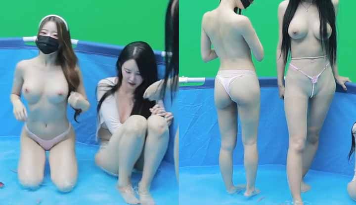 [korea] jinricp's most popular livestream collection korean panda class ~ july 12 season 5 episode 12 [co-stream challenge - swimming competition]05