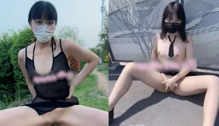 fukuoka girl, ifanyang's gentle sister, a large-scale outdoor exposure collection, a silly but smart and lovely girl, explosive contrast, diverse scenes, bold nudity, heart-pounding excitement, hitting the brain straight!