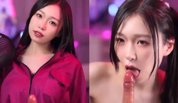 [singapore] meriolchan, the busty welfare girl, is a new bunny girl toy: transform into a cold and seductive delivery girl, hunting for cock naked, with clear precum dripping as she sucks, her cleavage squeezing the cock tightly and pounding hard!