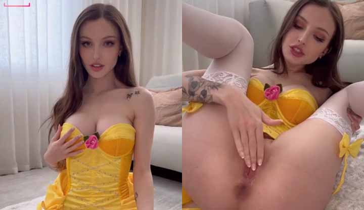 america daintywilder - big tit canadian cam girl double hole training: temptingly thrusting a purple orchid scorpion plug inside, a pink crystal dildo pounding her tight pussy hard, squirting and pissing as she orgasms in one continuous shot!