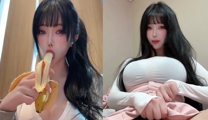 [เกาหลี] Kore0309 - วิดีโอนมยักษ์ใหม่ของ Huang Fuli! เทพธิดาคอนทราสต์หวานสวยกลายเป็นกระสือป่าเถื่อน คัพ D หน้าอกใหญ่เบิ้มในถุงน่องเซ็กซี่ ร้อนแรงและเย้ายวน พี่สาวอาวุโสสุดเซ็กซี่!