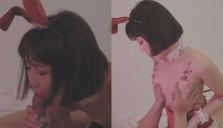 classic japanese porn: sexy bunny girl gets her body pampered by a golden sponsor - deep throating and vomiting - doggystyle twisting and pounding her soft hole - hot squirting, overflowing, slippery pussy!