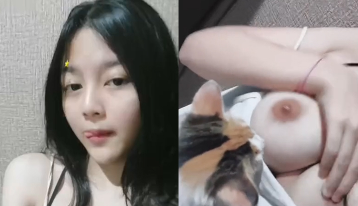 [อินโดนีเซีย] วิดีโอเซลฟี่หลุดของสาวอินโดพรีเมี่ยมเนื้อนุ่ม Cella ถูและเล่นกับนมใหญ่เย้ายวน สอดนิ้วหี แลบลิ้นยั่วสุดเสียว!