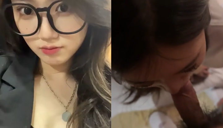 a super cute college student's private video has been leaked. the jk (high school girl) girl's first-person perspective shows her deepthroating her boyfriend's penis without a condom, and he's fucking her so hard her vagina can't close! 1