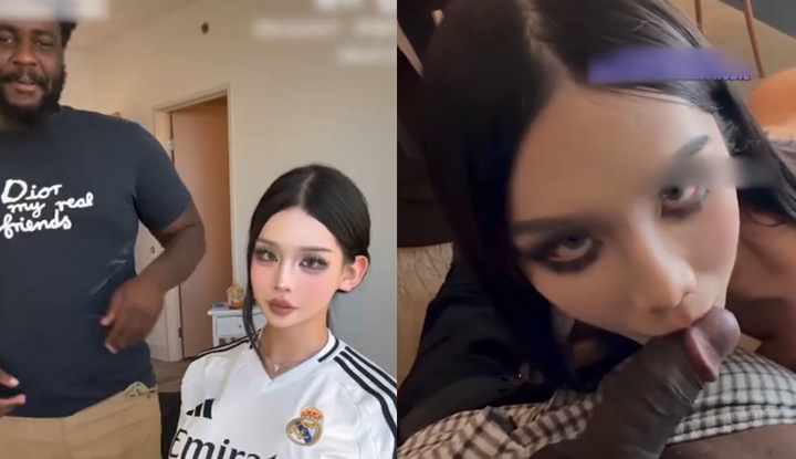 pioneer university football academy student tian ruiqi transforms into a beautiful, slender ts girl with a tiny waist that can be grabbed with one hand. a fun-loving, seductive girl, she gets intensely anally penetrated by her older brother's giant, dark-skinned penis—a size difference that's extreme! 2