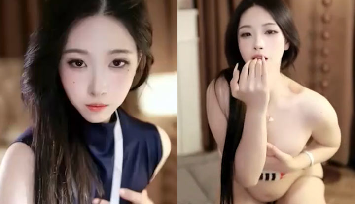 huya's high-value streamer amei wore a custom-made thong worth tens of thousands of yuan and danced provocatively with pink nipples, white vulva, shaking her breasts, twisting her waist, and thrusting her hips. she was so seductive!