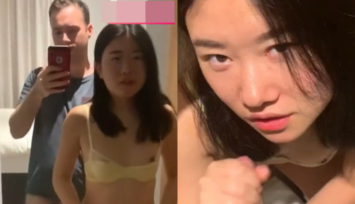 นักศึกษาต่างชาติคนหนึ่งล่อลวงชาวต่างชาติอีกคนและมีเพศสัมพันธ์แบบไม่ผูกมัด เขาจับอวัยวะเพศของเธอและเสนอให้พ่อชาวต่างชาติของเขา โดยเธอก้มตัวลงต่อหน้ากระจกเพื่อให้สอดใส่ทางทวารหนักด้วยสีหน้าลามก เธอขี่เธอและปล่อยให้พ่อชาวต่างชาติของเขาหลั่งน้ำอสุจิข้างใน!