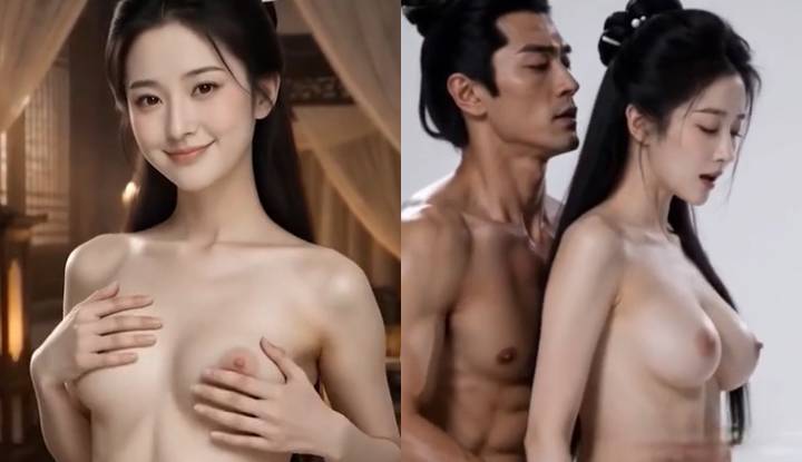 Dragon Girl's Strange Encounter Chronicles Episodes 1-3: The Little Dragon Girl Gets Her Hole Fingered and Licked by the Beggar Clan Leader Before Being Roughly Fucked – Her Massive Breasts Are Extremely Alluring