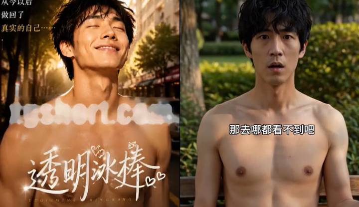 透明冰棒 第一集 男主忽變透明人 靈光一閃殺入女澡堂