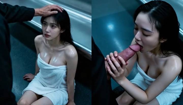 地鐵上遇到落魄美少女