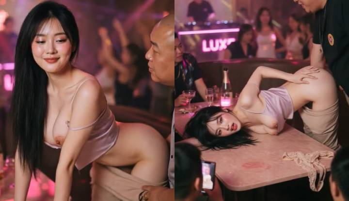 เมาเหล้าเต็มที่จนพยายามยั่วยวนพนักงานให้เสิร์ฟเครื่องดื่มฟรีเพิ่มให้ฉันเลย