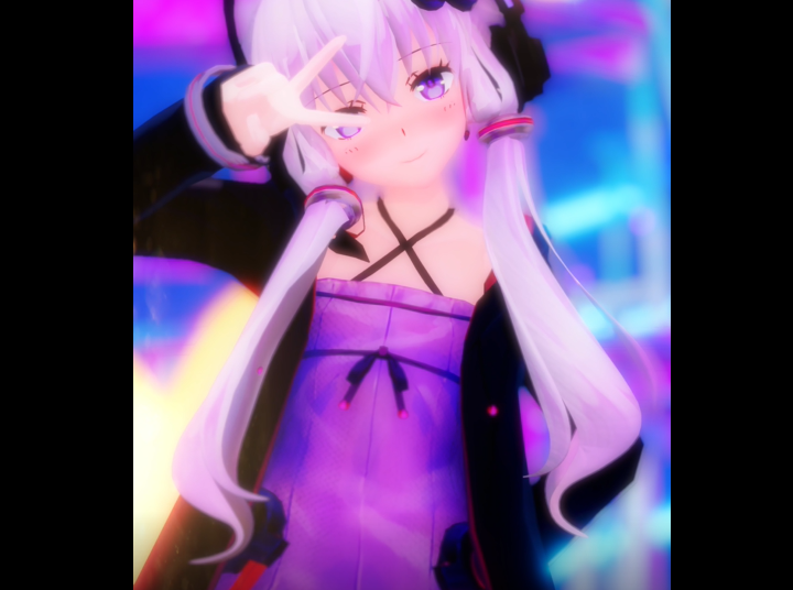 ゆかりさんのちっぱいとスジを縦画面で