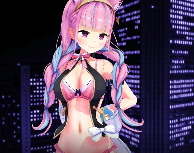 湊あくあと紫咲シオンの「kiss me 愛してる」