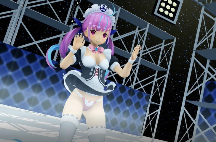 ワカメちゃん化湊あくあでダダダダ天使