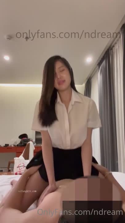 fucking in college uniform Too horny to be lazy to take off