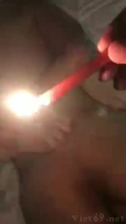 When I like to play extreme sadism with candles