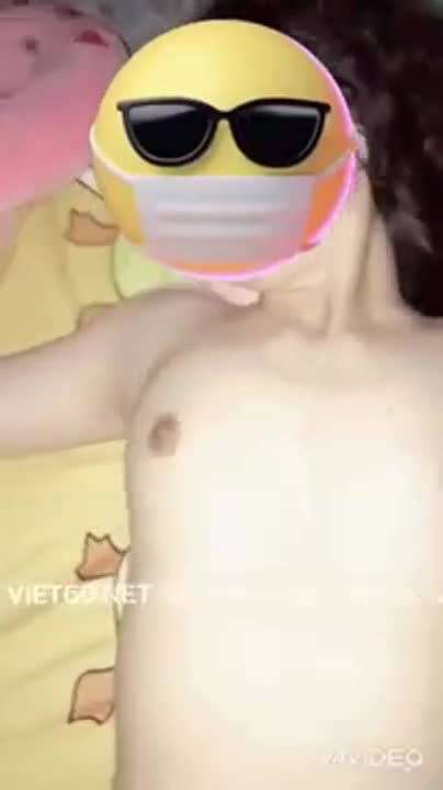 The shy college student hesitated to film for the first time, covering their face with a pillow.