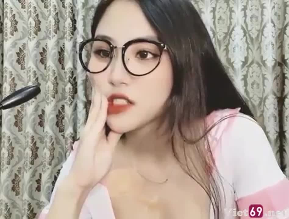 I wear pink glasses to show off my beautiful cleavage.