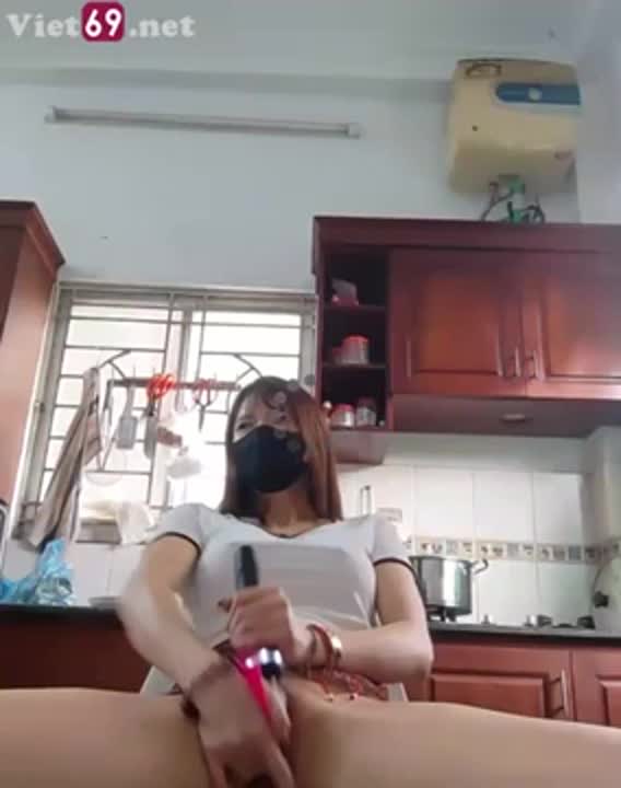 I was cooking when I got horny and masturbated in the kitchen.