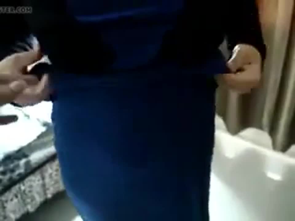 Minah wearing headscarf gives blowjob and uses sex toy.